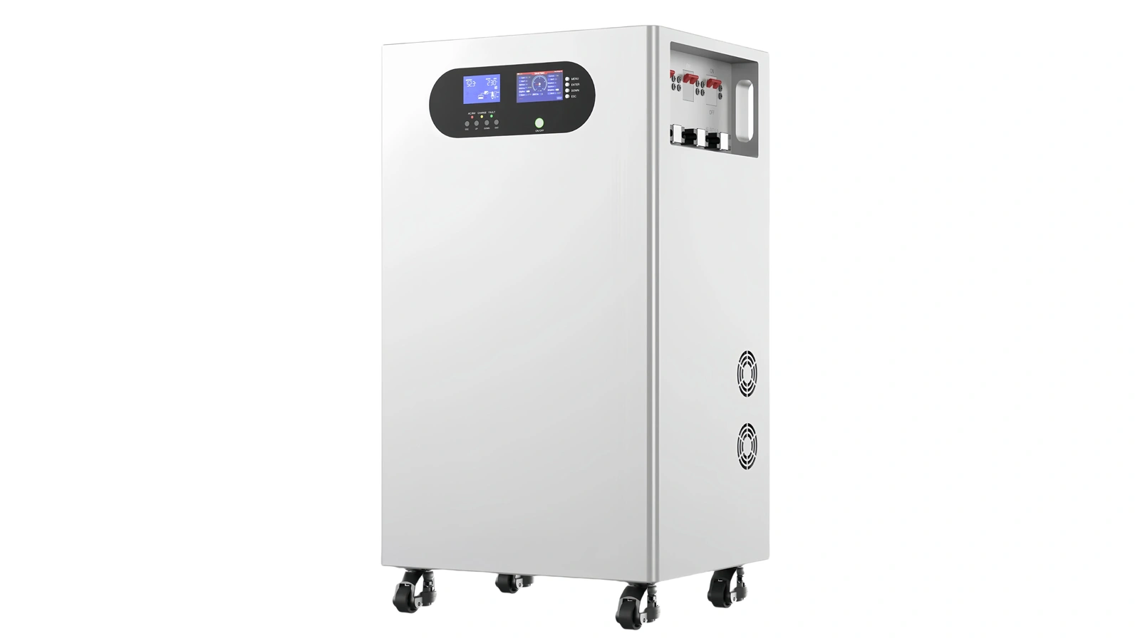 15kW 51.2V 280Ah LiFePO4 Rechargeable Battery – Mobile Solar Storage Solution