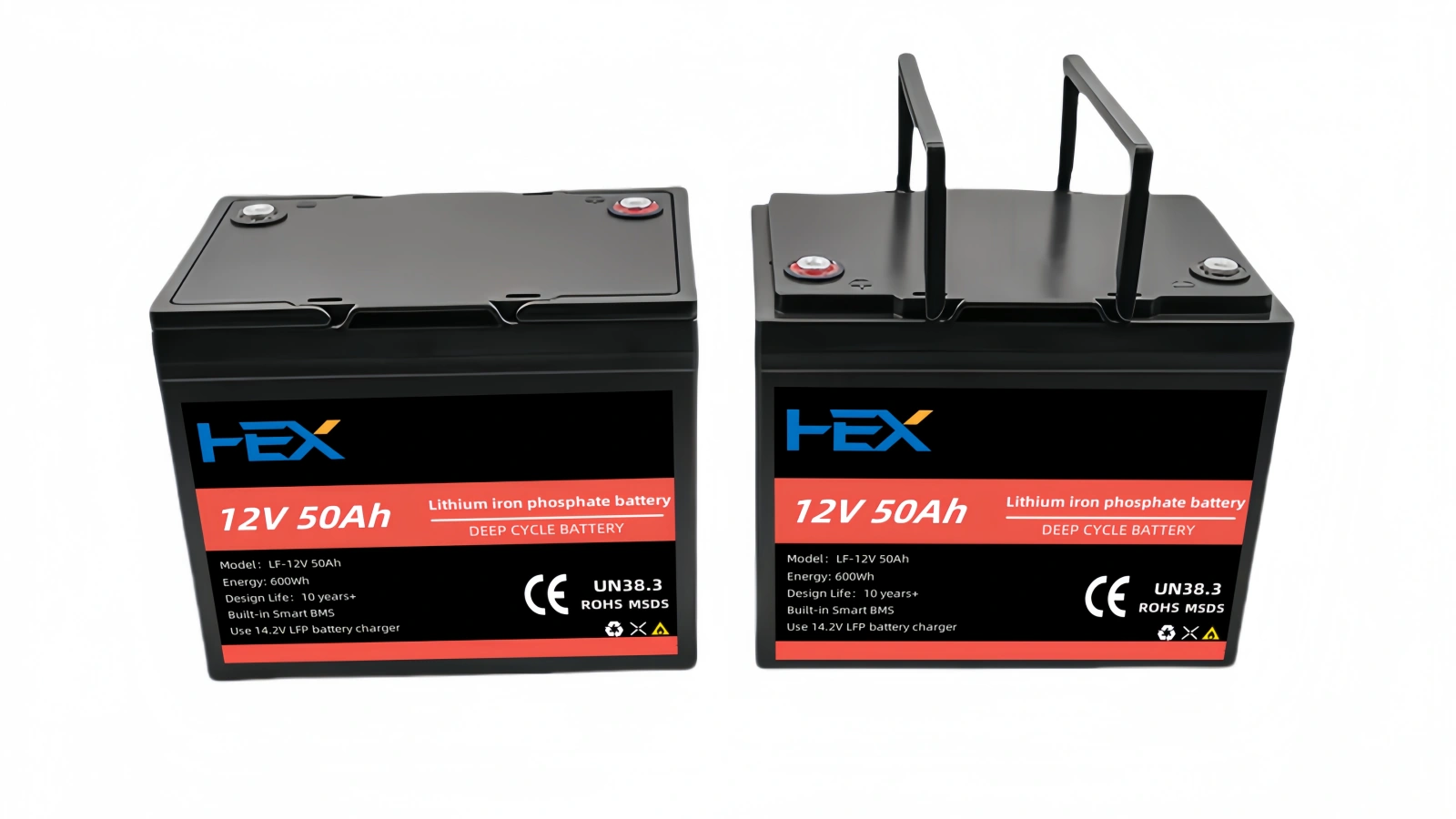 12V 50Ah LiFePO4 Lithium Battery with Smart Bluetooth BMS Reliable Power, Smarter Control