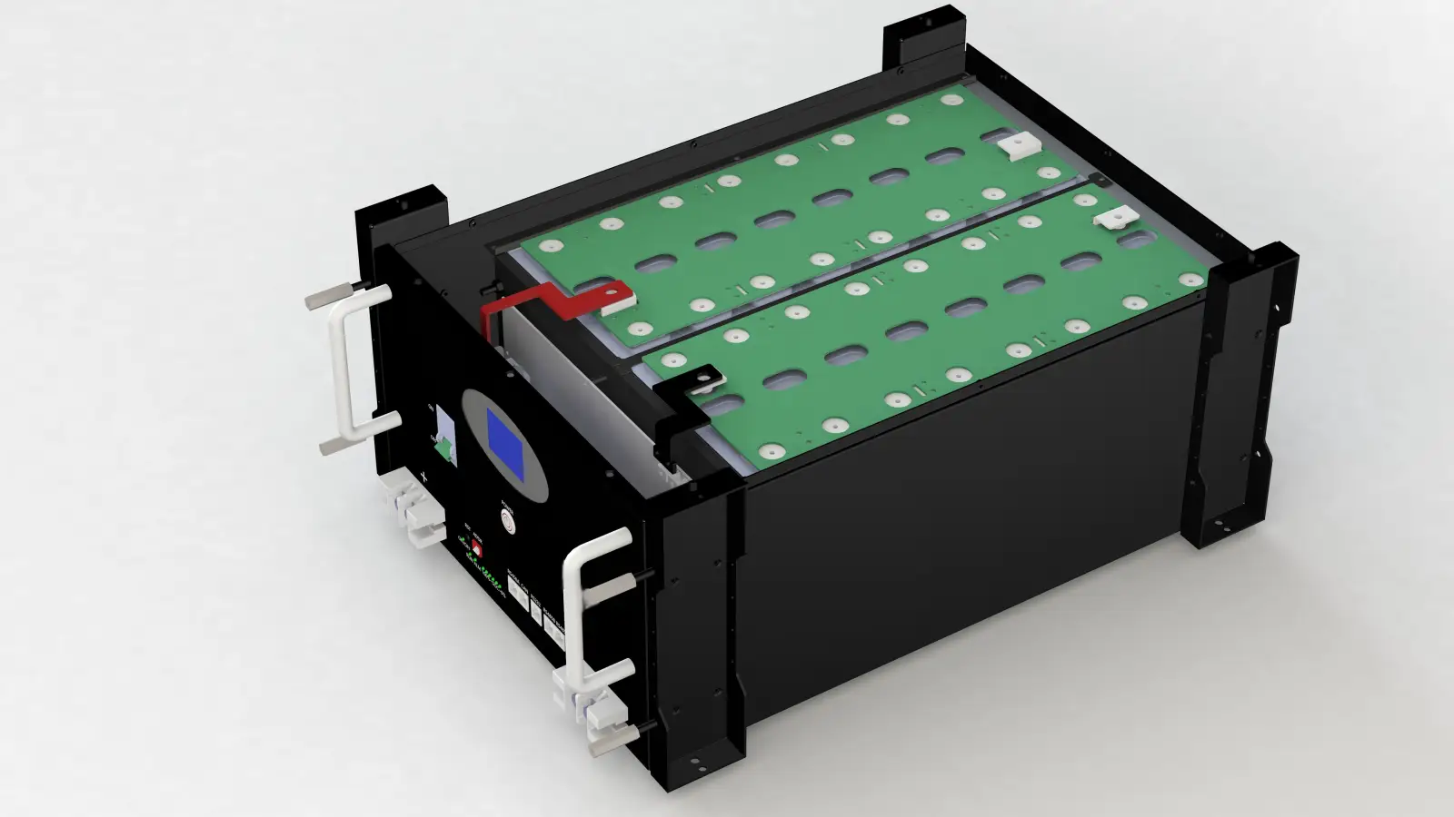 LiFePO4 10kWh 48V 200Ah Battery – Server Rack Mounted Solar System