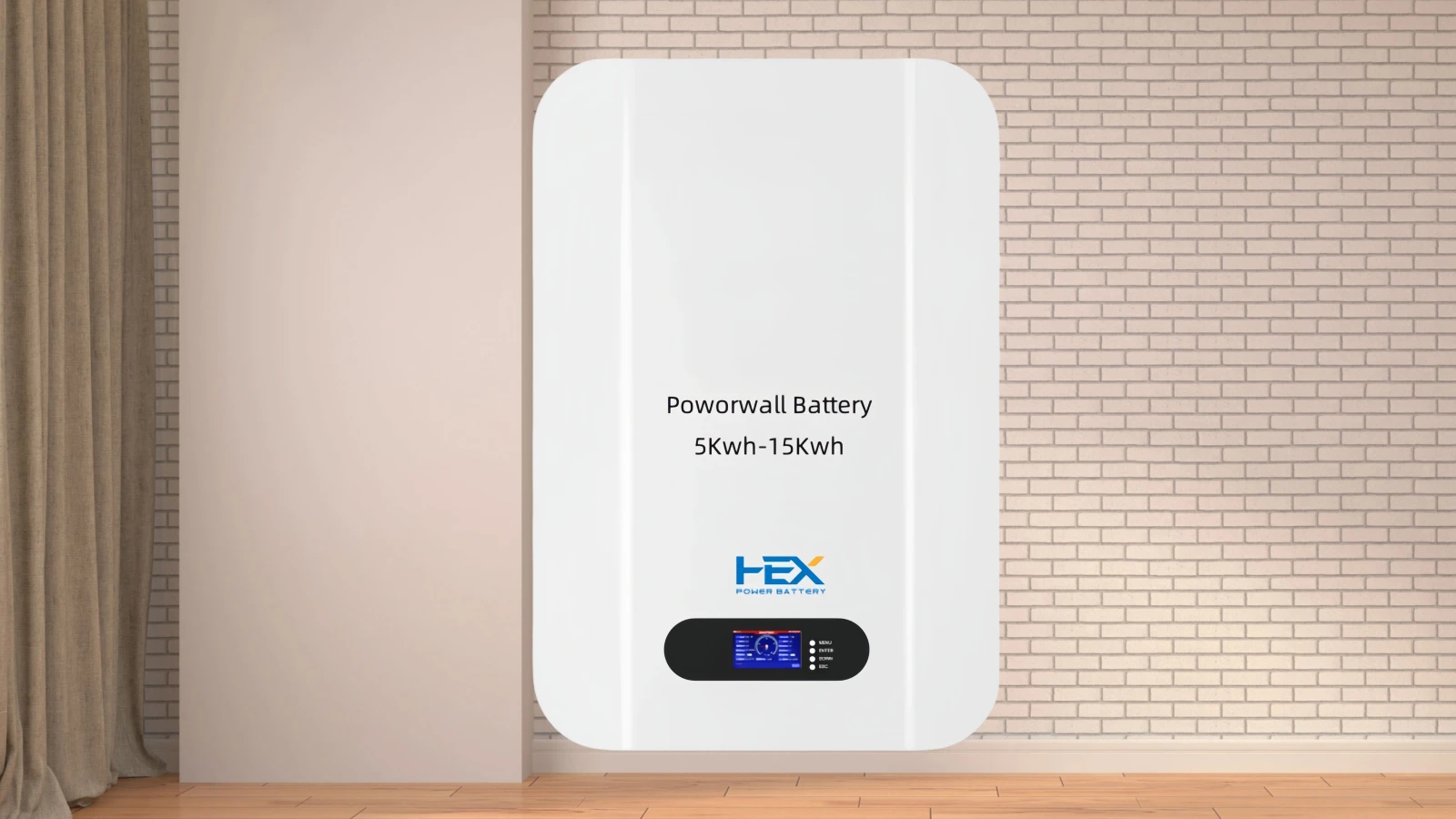 Wall Mounted Battery 51.2V 100Ah Lithium Ion Phosphate Battery