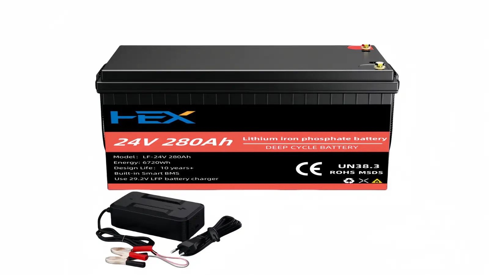 Factory Direct 24V 280Ah Lithium Battery OEM/ODM Available, Bulk Supply
